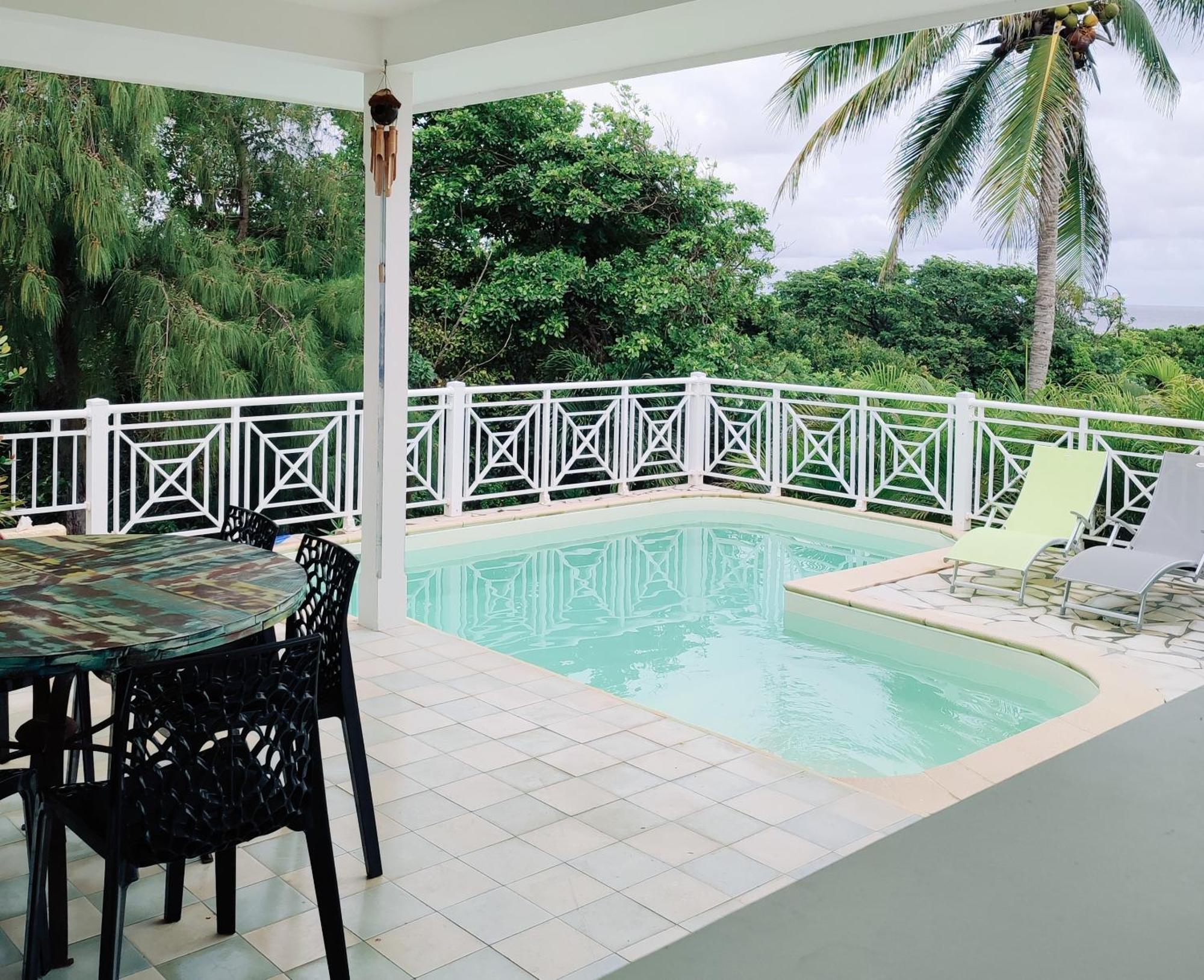 Villa Muscade Guadeloupe, Piscine, Vue Mer Et Acces Plage サン・フランソワ エクステリア 写真